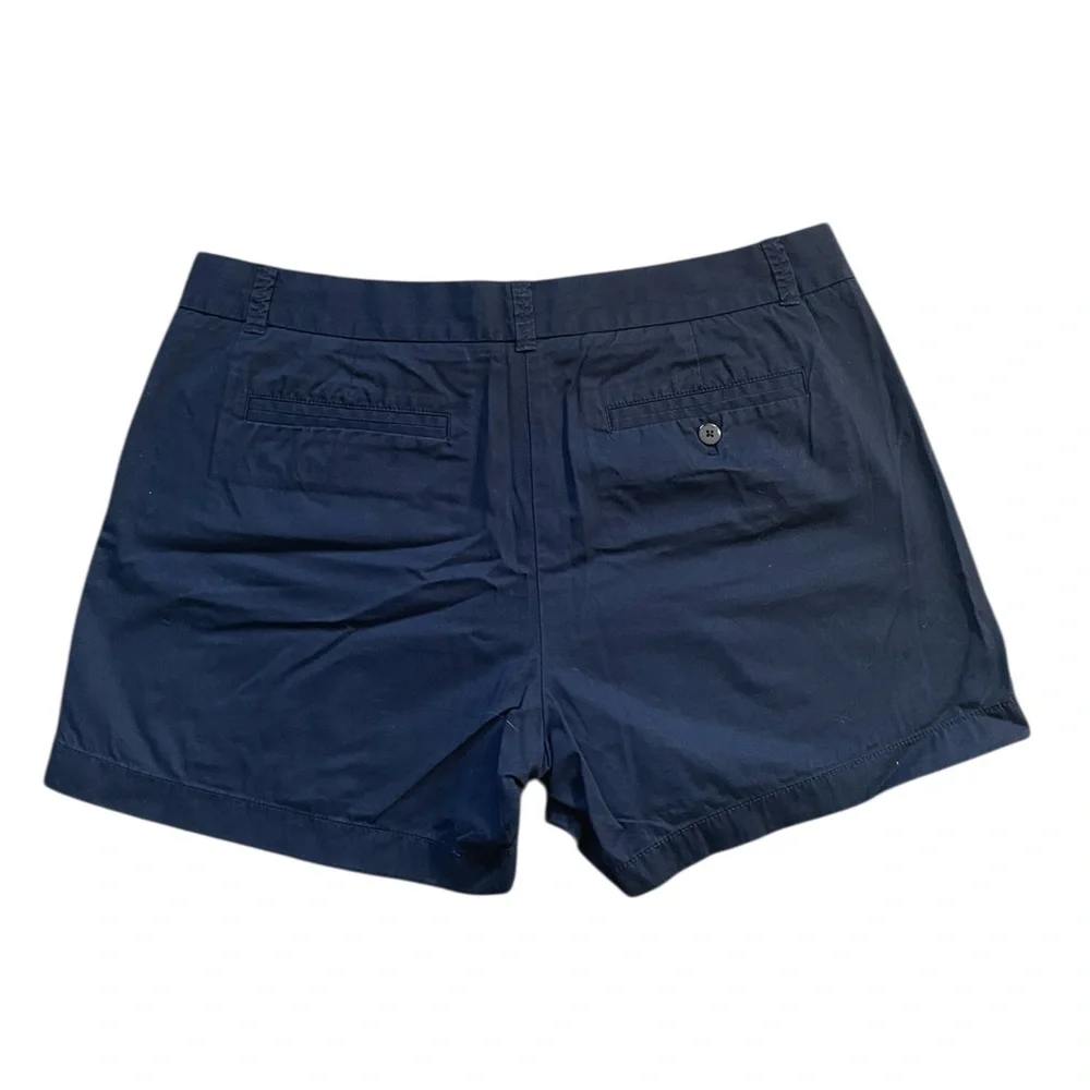 Y5. Sz:12, large,lg,L. J.crew. Dark Navy blue shorts. Dressy